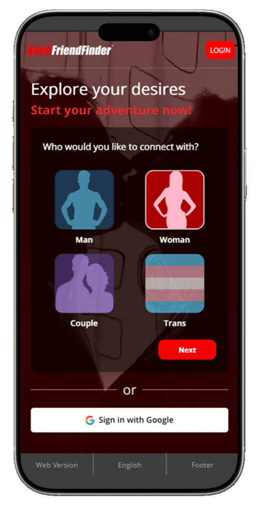 Adult Friend Finder - Best hookup app download
